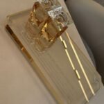 סט פמוטי קריסטל עם מגש