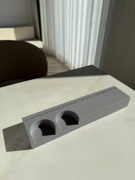 פמוט זוגי שטוח