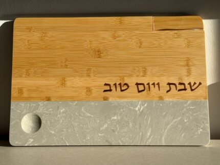 מגש חלה בטון אפור