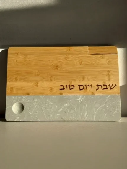 מגש חלה בטון אפור