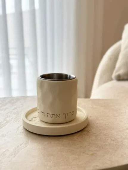 כוס קידוש שמנת