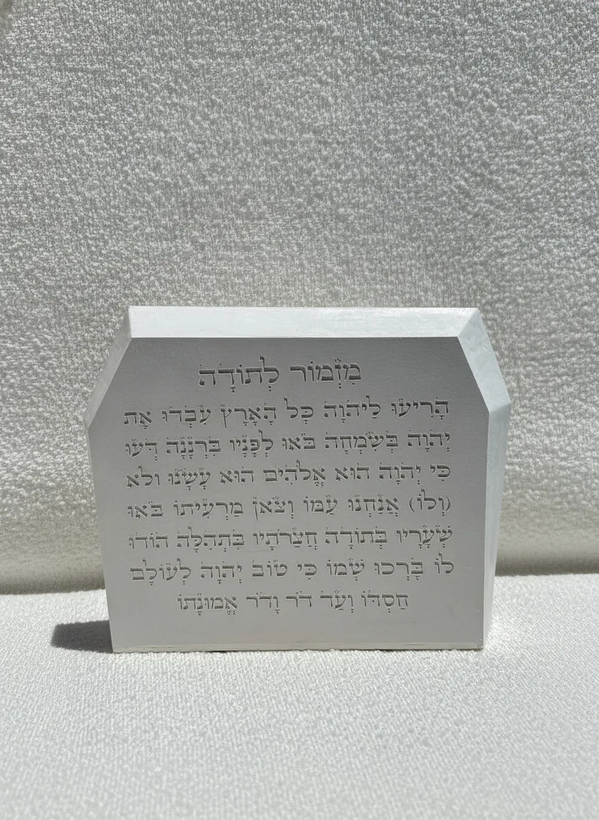 41 מזמור לתודה בטון