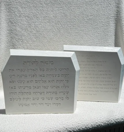 מזמור לתודה בטון